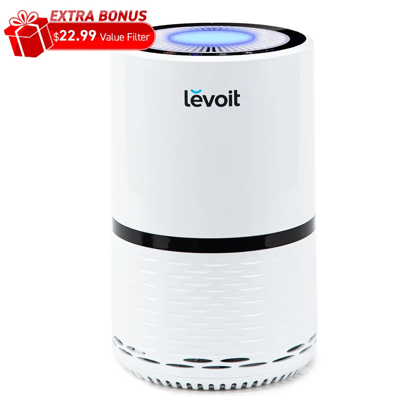 

Levoit Air Purifier LV-H132-XR, True HEPA Air Cleaner for Allergies and Asthma [Walmart Exclusive Bonus Filter]