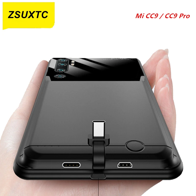 10000Mah For Xiaomi Mi CC9 Battery Case CC9 Pro Battery Charger Bank Power Case For Xiaomi Mi CC9 Pro Battery Case