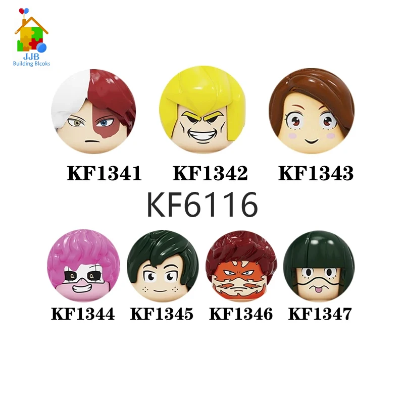 

KF6116 WM6045 мини-фигурка героя колледжа из аниме «Мой герой», сборный конструктор, набор для строительства, коллекционная игрушка из комиксов для мальчиков