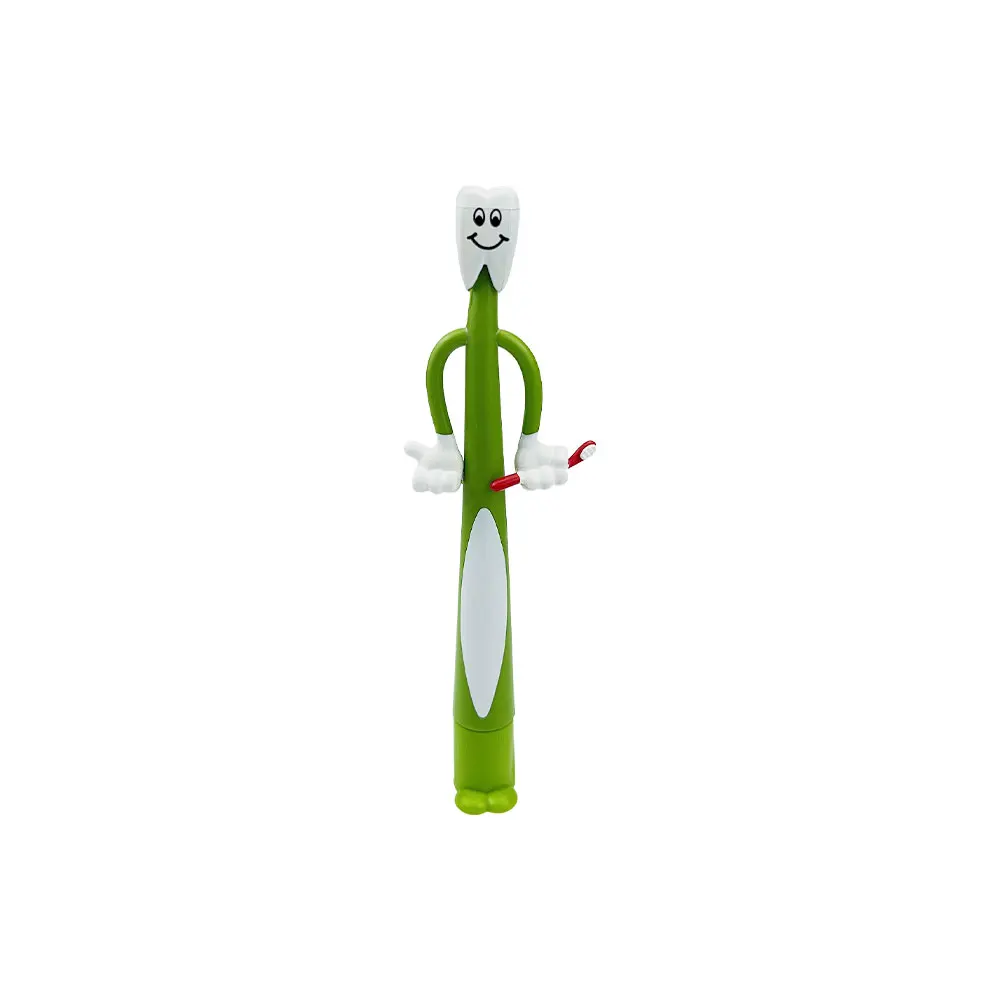 1pcs Dental Tooth Shape Cute Bending Ballpoint Pen Clinic Plastic School Dentistry Dentist Creative Gifts Signing Pens Souvenirs - купить по