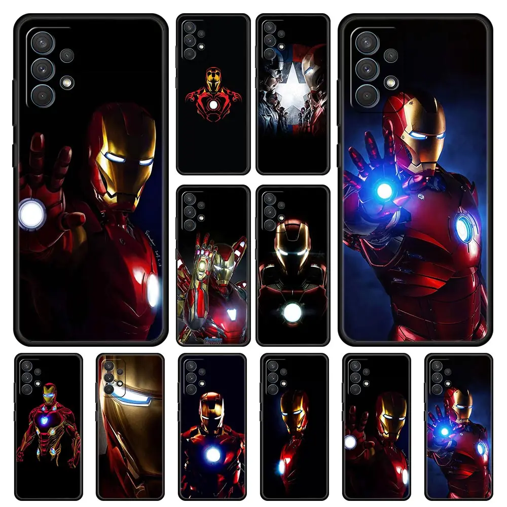 

Cover Case for Samsung Galaxy A12 A51 A32 A42 A21s A71 A52 A72 A53 A73 A10 A20 A30 A50 A70 A90 Shell Thin Super Hero Iron Man