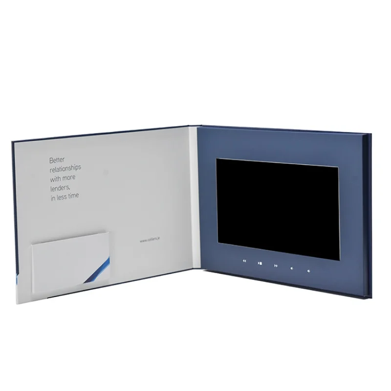 Custom .2.4 ''/4 5''/5 ''/10 1'' видео брошюра/Видео Брошюра приглашение lcd