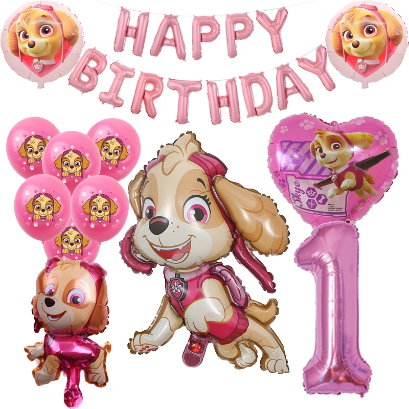 Воздушный шар из алюминиевой пленки с собакой м/ф Щенячий патруль |