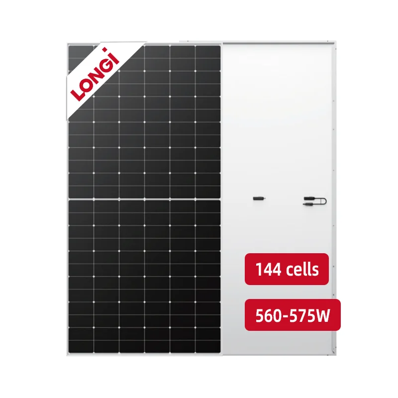 

Longi Solar Panels Mono Half Cell Photovoltaic Panel LR5-72HTH 560w 565w 570w 575w PV Modules