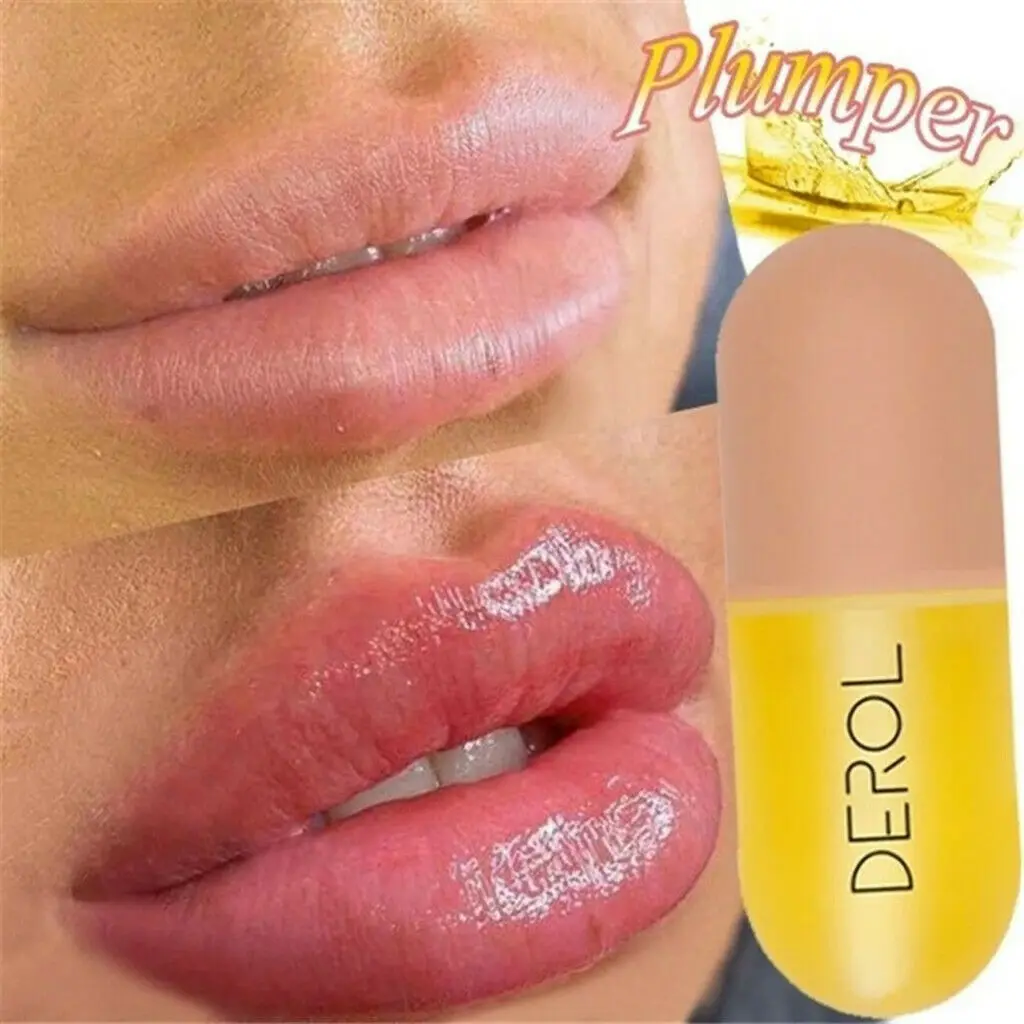 

Sdotter Instant Volumising Lips Plumper Gloss Reduce Fine Lines Serum Oil Mask Moisturizer Makeup Care Lip Sexy Plump Essence Li