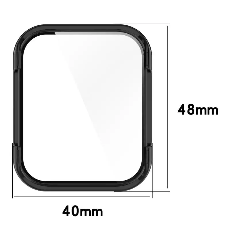 

Full Coverage Watch Protective Cover Ultra-thin Pc Tempered Film Tempered Glass Pc Bumper Cover Watch Protective Shell