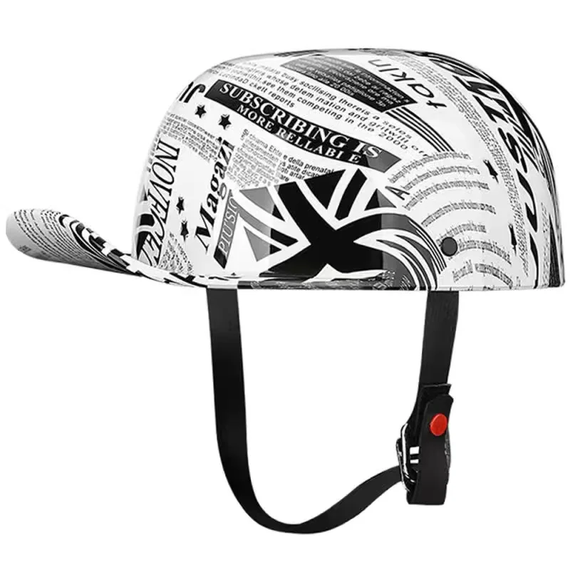 

2022 Motorcycle Half Face Retro Hip Hhop Helmet For MENAnd WOMEN