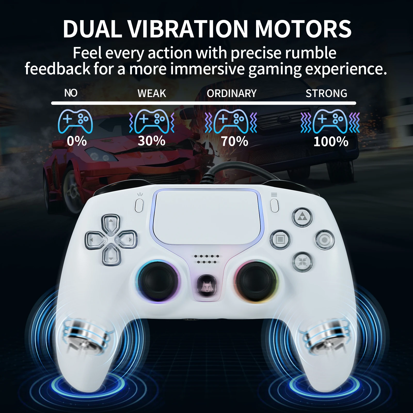 Игровой контроллер DOYO поддерживает проводный игровой на платформе PS4/PS5/PC триггер