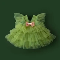 baby princess skirt fluffy yarn baby dress 2022 new spring girl gauze skirt childrens birthday dress skirt
