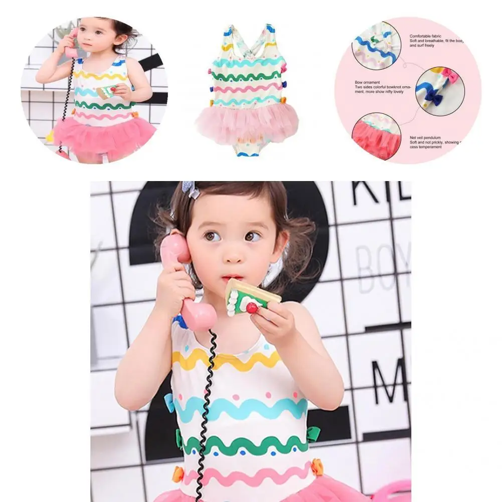 

Wear Resistant Long Lifespan Infant Beach Bodysuit Print Swimwear for Seaside
