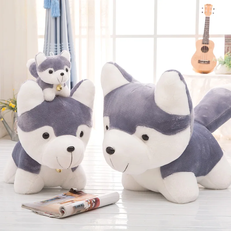 

25CM Husky Doll Creative Doll Plush Toy Pillow Dog Doll Birthday Gift Doll Ground Christmas Gift Slowpoke