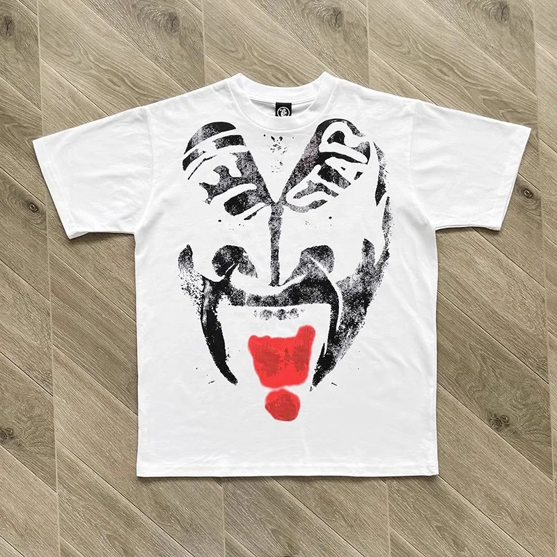 

New Fasion Washed Hellstar Studios Kiss Me Im A Hellstar T Shirt Men Women Best Quality Top Tees Short Sleeve T-shirt Hentai