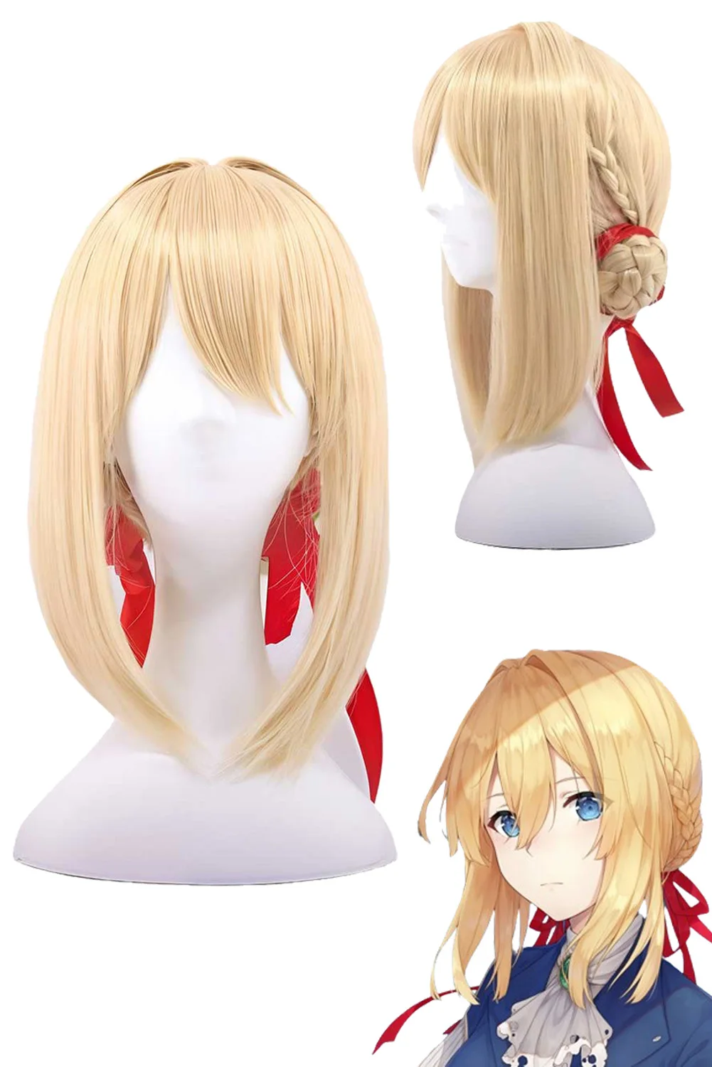 Маскировка фиолетовый косплей парики для ролевых игр золотая прическа аниме