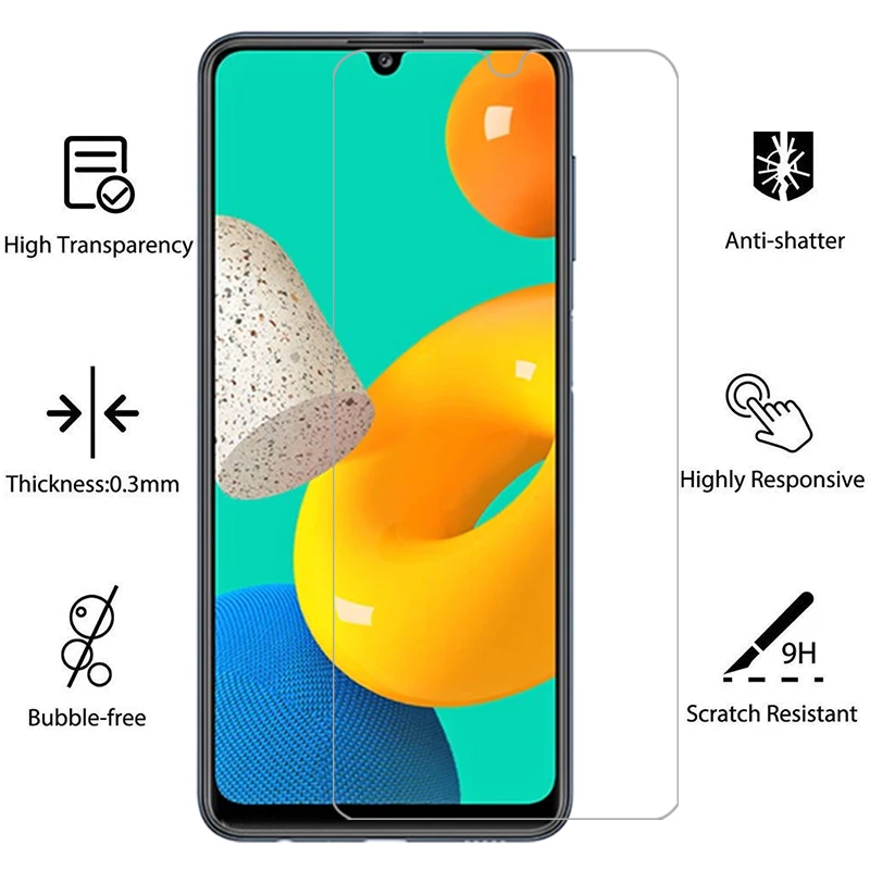 Защитное закаленное стекло для samsung galaxy m32 4g 5g защита экрана на galaxym32 m 32 пленка