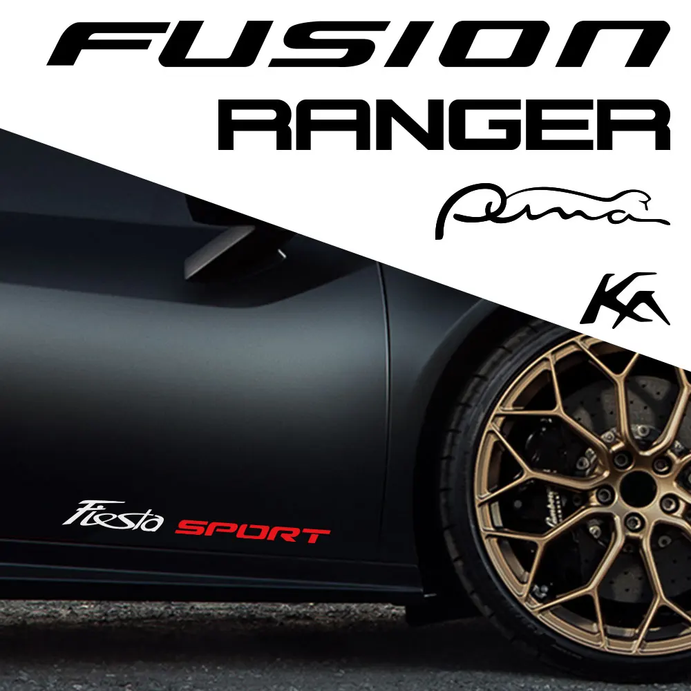Наклейка на дверь автомобиля для Ford C S MAX экспедиция Fiesta FIGO FLEX Fusion GALAXY GT KA RANGER Raptor