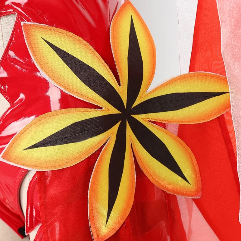 Guilty Crown Cos Yuzuriha Inori классический красный золотая рыбка косплей костюм сексуальный