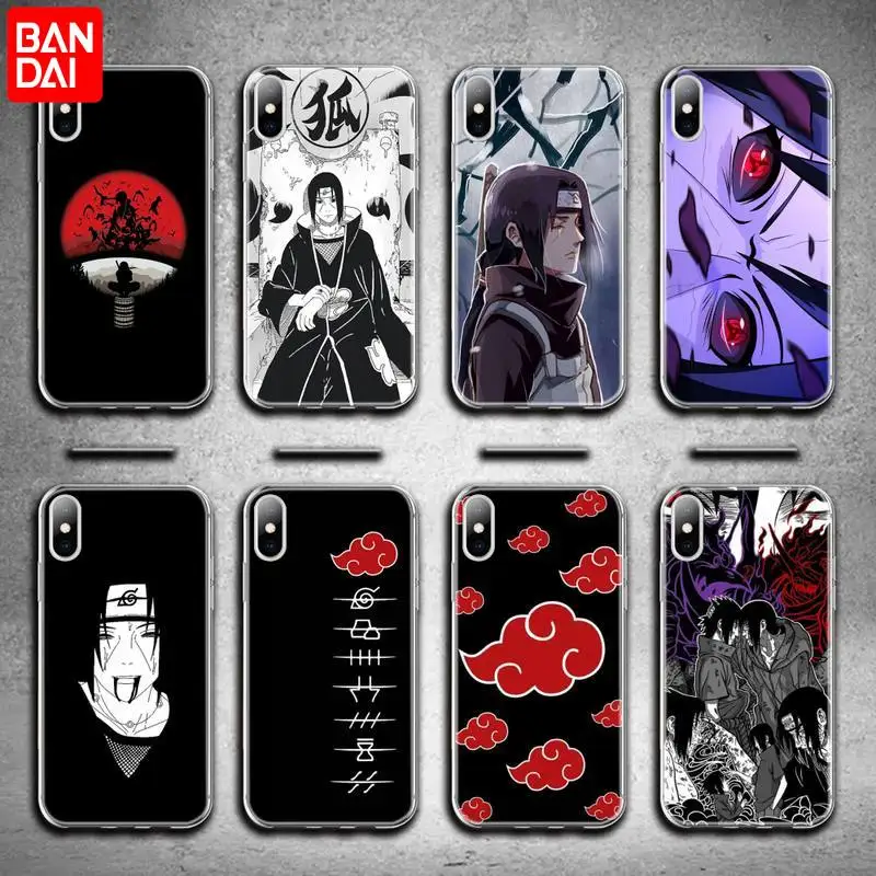 

Uchiha Itachi Naruto Phone Case For iphone 13 12 11 Pro Max Mini XS Max 8 7 Plus X SE 2020 XR Silicone Soft cover