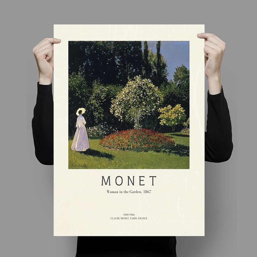 Monet выставка Клода Моне сад пейзаж музей абстрактные винтажные постеры и принты