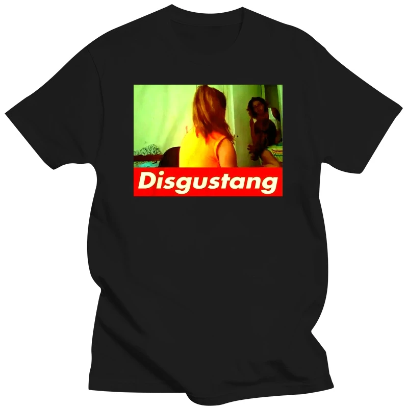 

Смешная белая футболка унисекс Disgustang, это была одна из Yas Shet Meme
