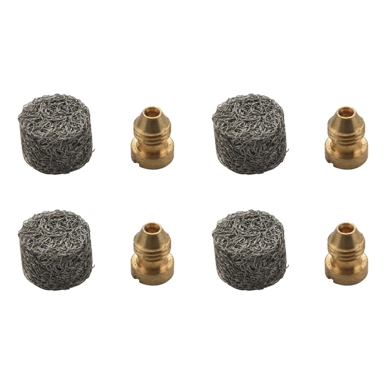 

4X Foam Cannon Orifice Nozzle Tips And Foam Maker, Universal 1.1 Mm Thread Nozzle And Mesh Filter 3000 Psi