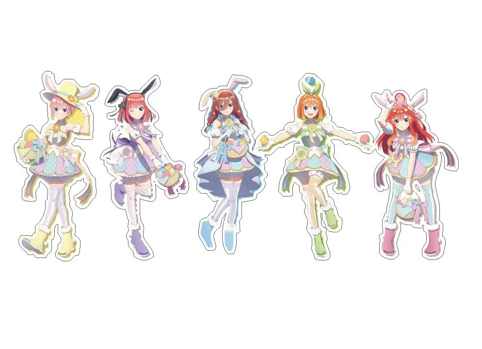 

Аниме квинтуплес Накано ичика Nino Yotsuba Miku волшебный кролик для девушек настольная игрушка