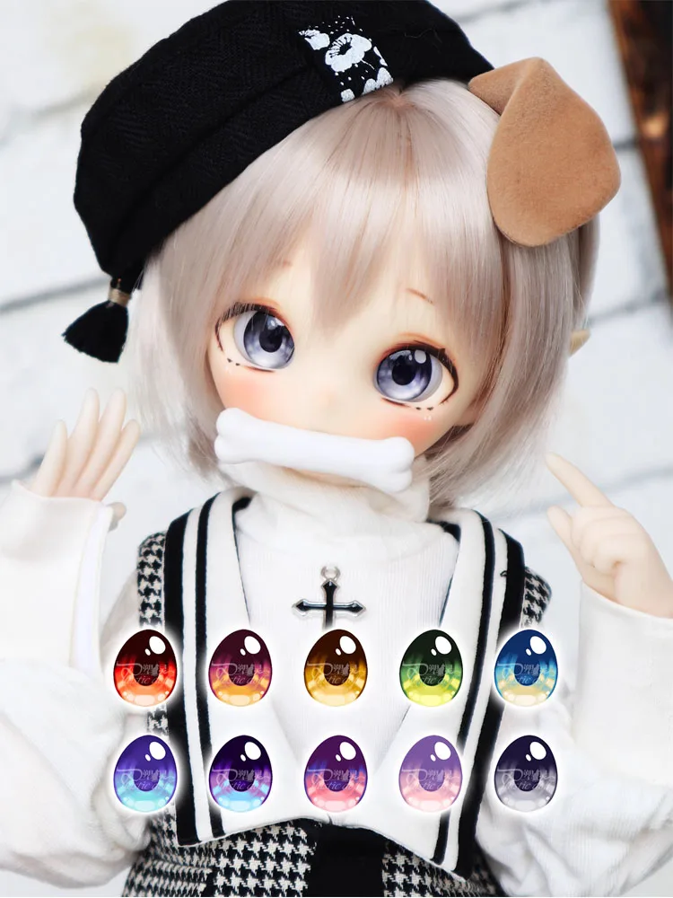 Глаза для шарнирных кукол с эффектом металлик 10-24 мм акриловые глаза 1/8 1/6 1/4 1/3