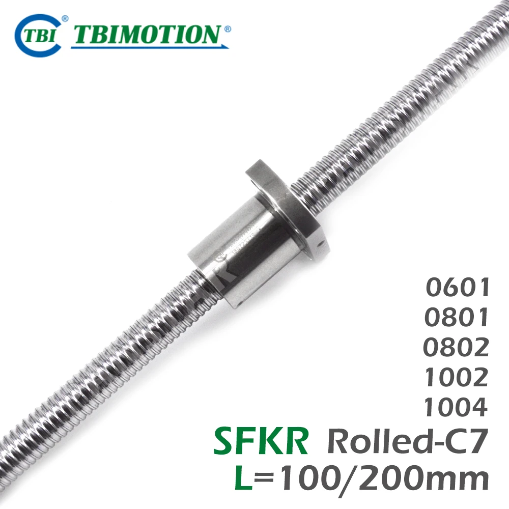 Миниатюрные шариковые винты TBI C7 6 мм 8 10 гайки SFKR0601 SFKR0801 SFKR0802 SFKR1002 SFKR1004