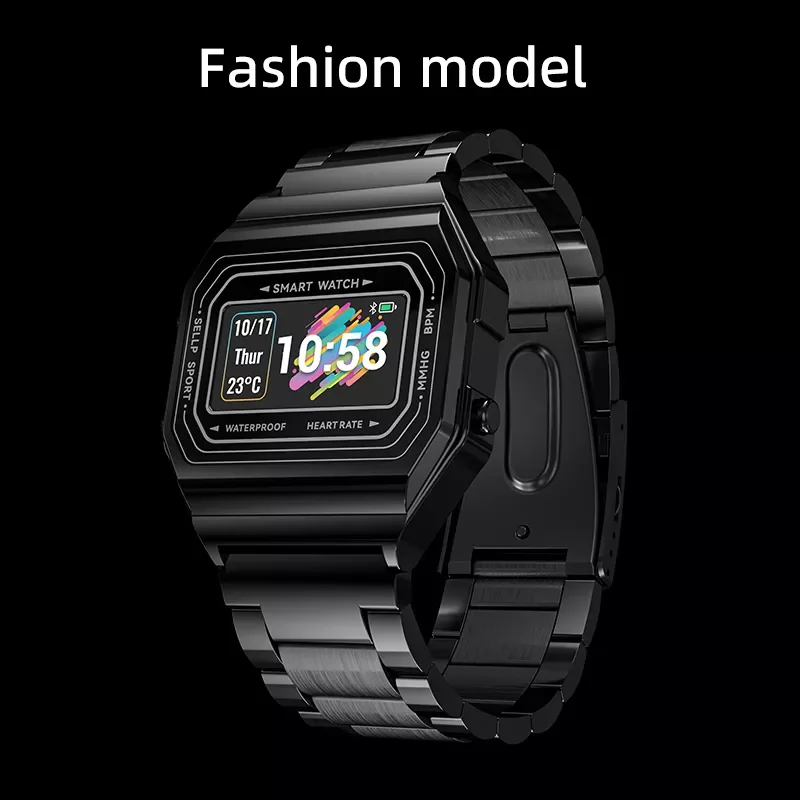 

Sport i6 Always on display Smart Watch Men Heart Rate IP67 Waterproof Fitness Tracker Message Smart Reminder Weather clock 2021