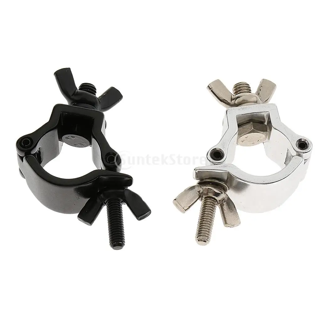 Small Aluminum Hook Clamp Heavy Duty Stage Light Hook Clamp O Type Fit 32mm-35mm OD Tubing for DJ Disco Bar LED Stage images - 6