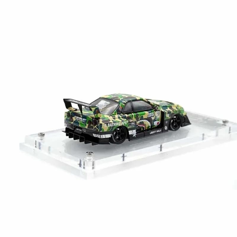 SW в наличии 1:64 LBWK GTR ER34 силуэт зеленый камуфляж открытый капюшон литая под