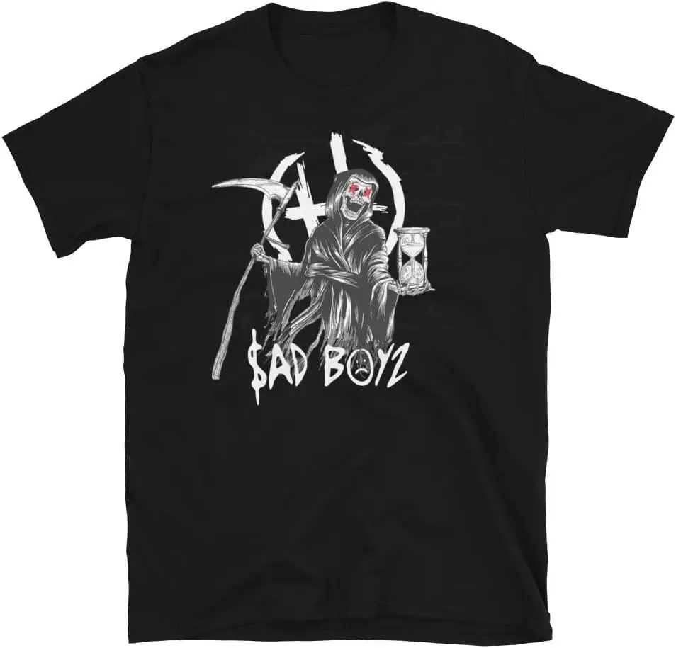 Junior H Merch $AD Boyz Sad Corridos TumbadosМужские футболки с короткими рукавами высокого качества