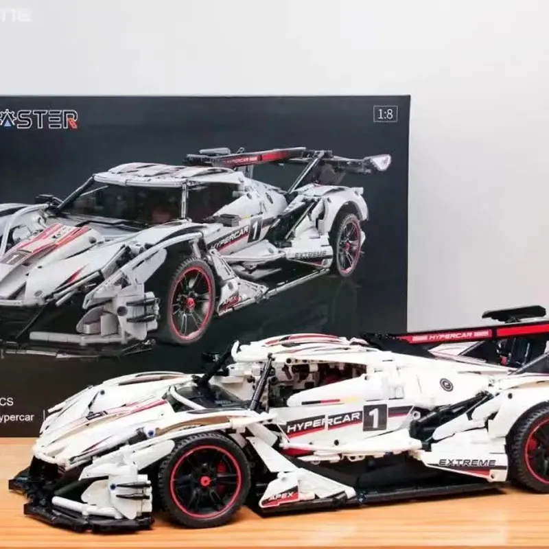 

Высокотехнологичная серия Gumpert Super Car строительные блоки 4449 шт. кирпичные игрушки подарочный набор модель комплект с дистанционным управлен...