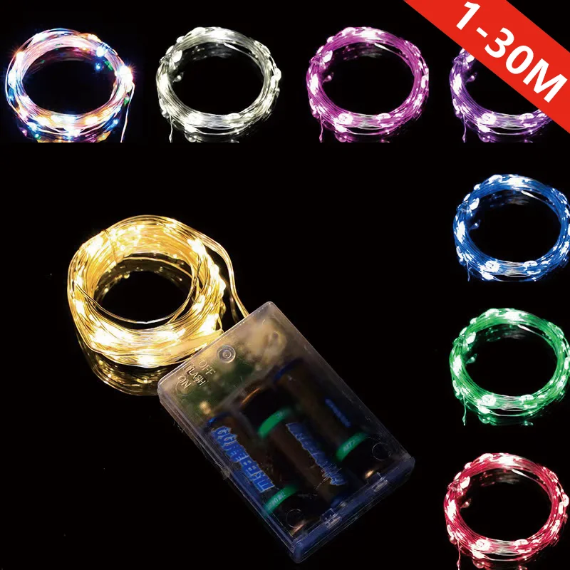 

Фонарики в виде медной проволоки длиной 30 м