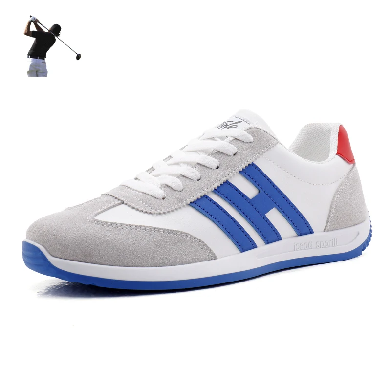 

Golfer Sneakers Golf Shoes Men Daily Casual Training Lacing Mesh Breathable Anti-slip Golfing Sneakers for Male