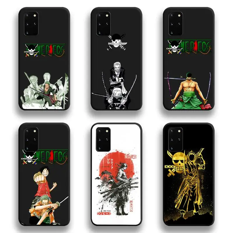 

One Piece Zoro Phone Case For Samsung Galaxy S21 Plus Ultra S20 FE M11 S8 S9 plus S10 5G lite 2020