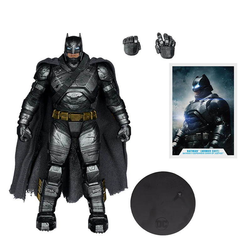 Mcfarlane Dc Mutiverse Toys Бэтмен бронекостюм Dawn Of Justice Joint подвижная фигурка оригинальные
