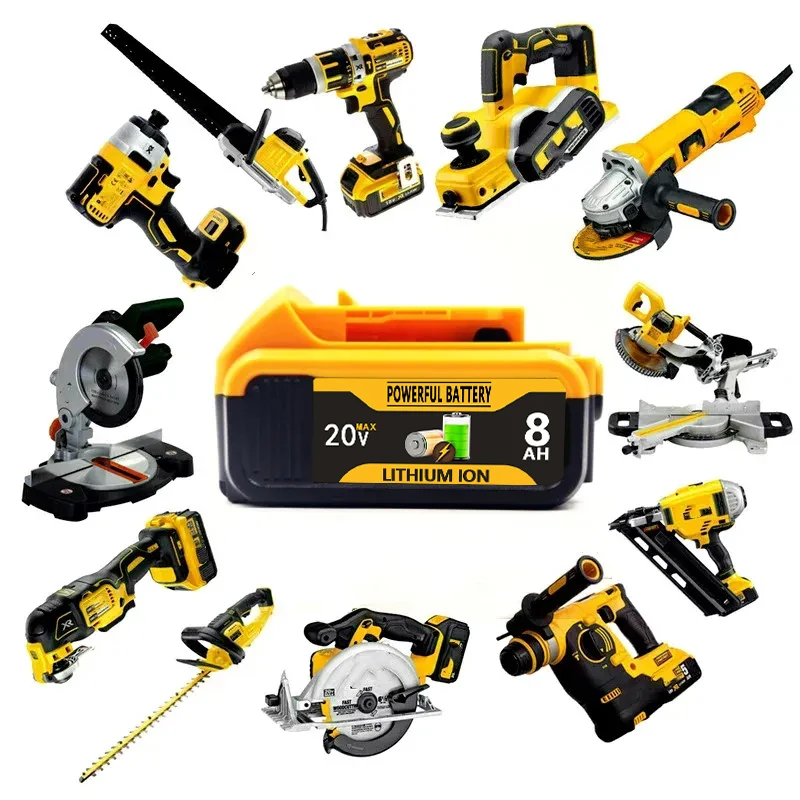 

Original 18 Volt MAX Power Tools 18650 Lithium Batteries 20V For Dewalt 8000mAh DCB200 Replaceable Li-ion Battery Compatible