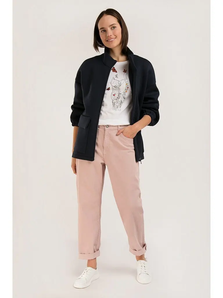 Finn flare T-shirt for women Oversized shirt Denim Cotton t-shirts men Linen |