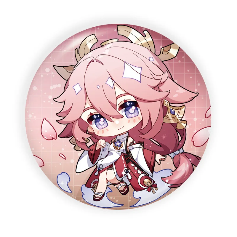 Игра Genshin Impact Xiao Hu Tao Yun Jin Shen He Mona брошь значок косплея аксессуары для одежды рюкзак