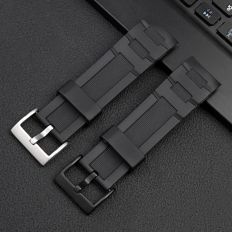 Ремешок для часов из силиконовой резины с изогнутым концом 22 мм EDIFICE Casio EFR-516/EFR-303L