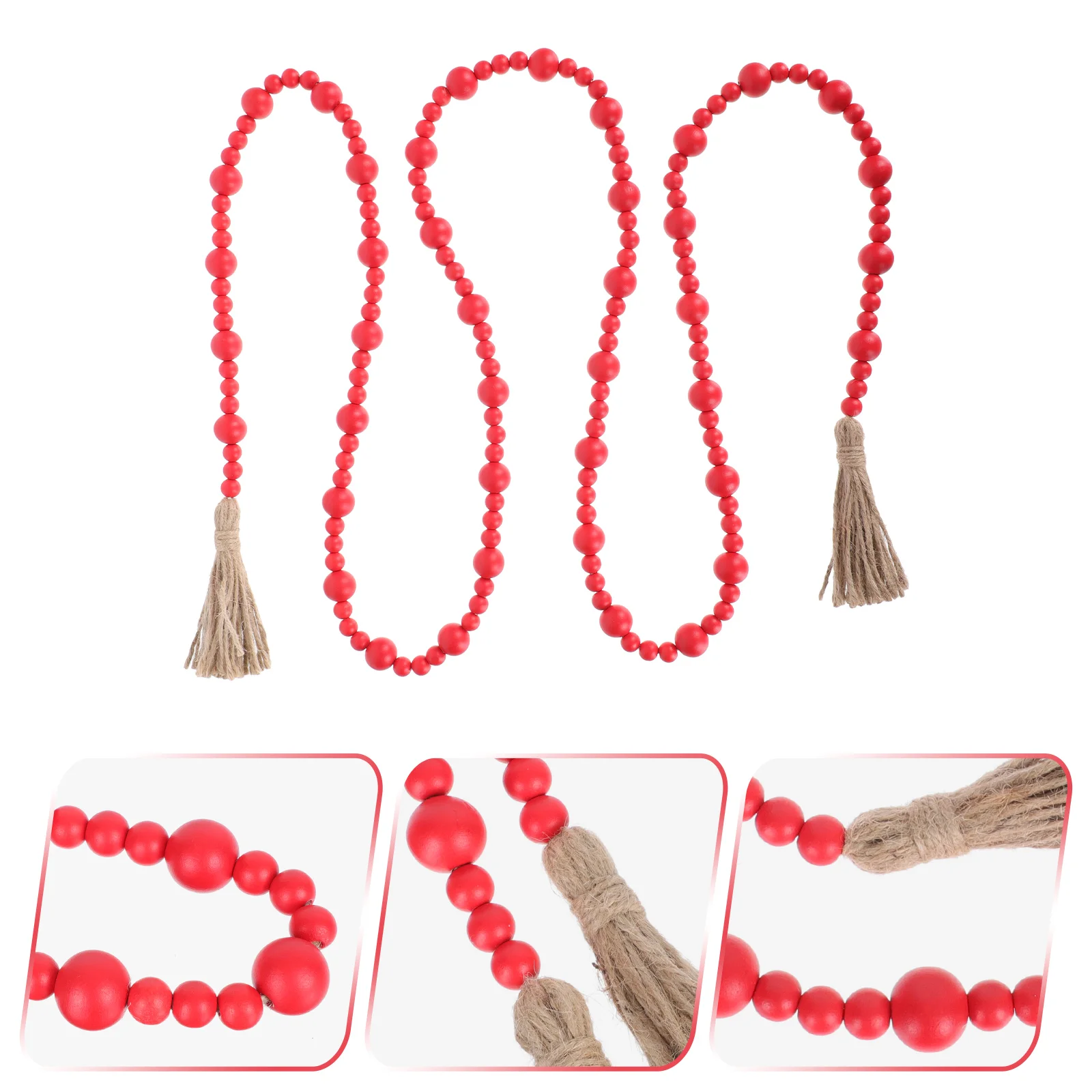 

1Pc Tassel Beads Pendant Beads String Decor Tree Hanging Decor Home Pendant for Party Home Xmas