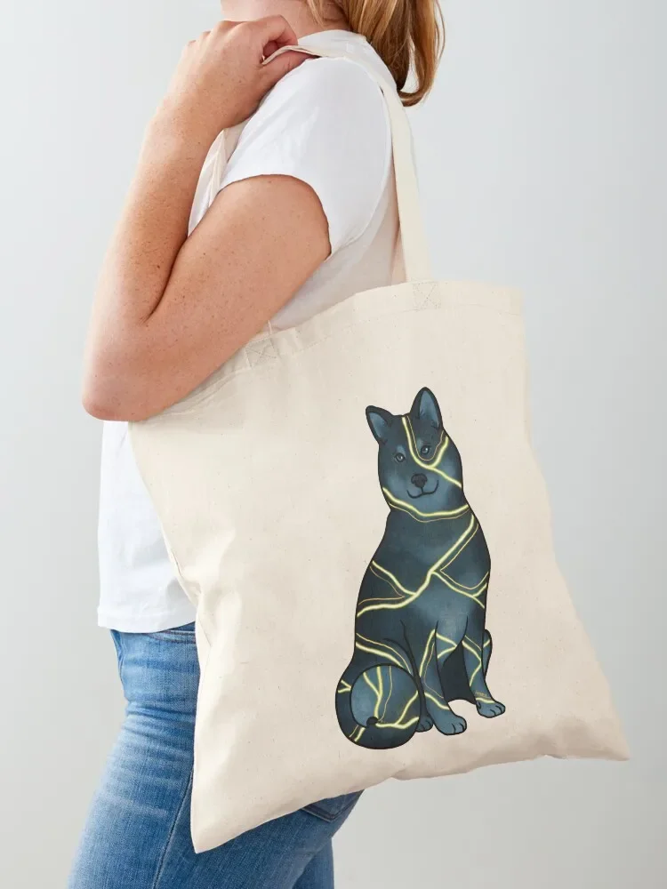 Kintsugi Shiba Inu Tote Bag Сумка-шоппер женская сумка 2025