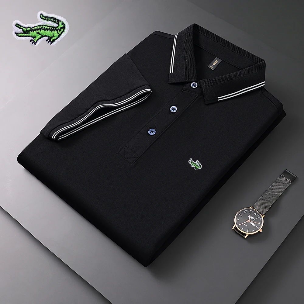 

2023 Embroidery Men's Hot Selling Polo Shirt Summer New Smart Business Fashion High-Quality Lapel Polo Shirt for Men