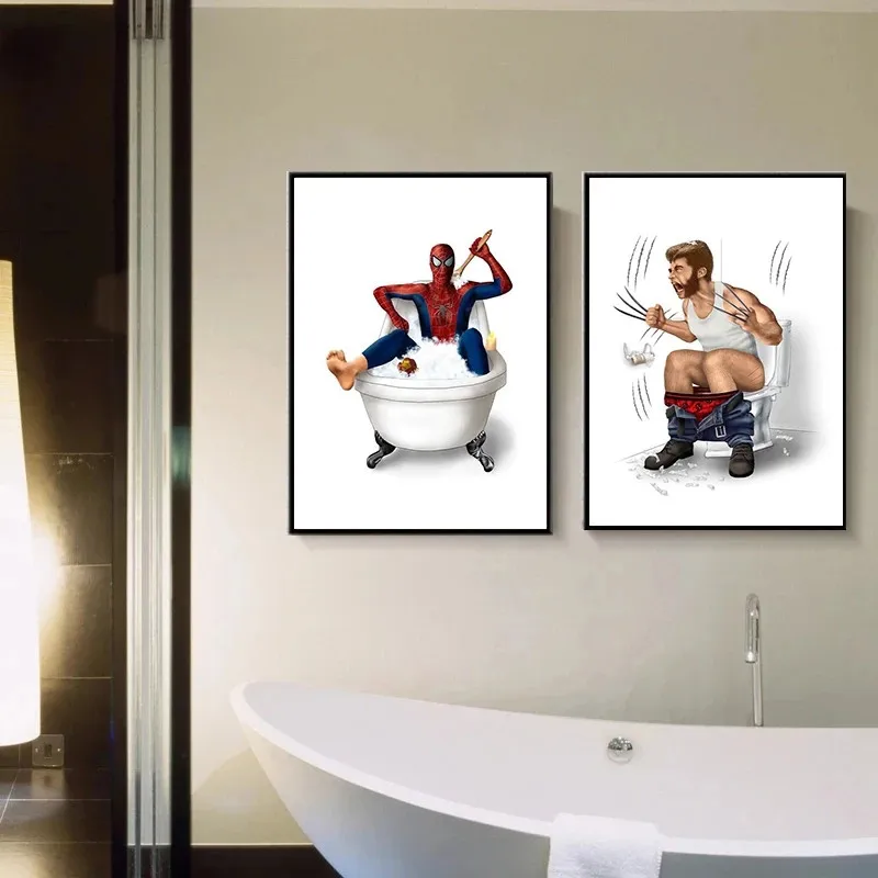 Картина на холсте с изображением героев мультфильма Marvel |