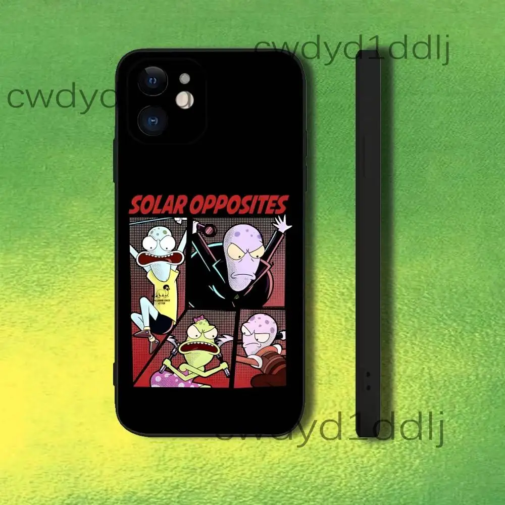 Чехол для телефона S-Solar O-Opposites Alien для iPhone 15,16,17,13,14,11,12,Pro,Max,Plus,E,Air,Mini, нескользящий, мягкий, с защитой от ударов (art.: 3920da1bf306f) - 3920da1bf306f