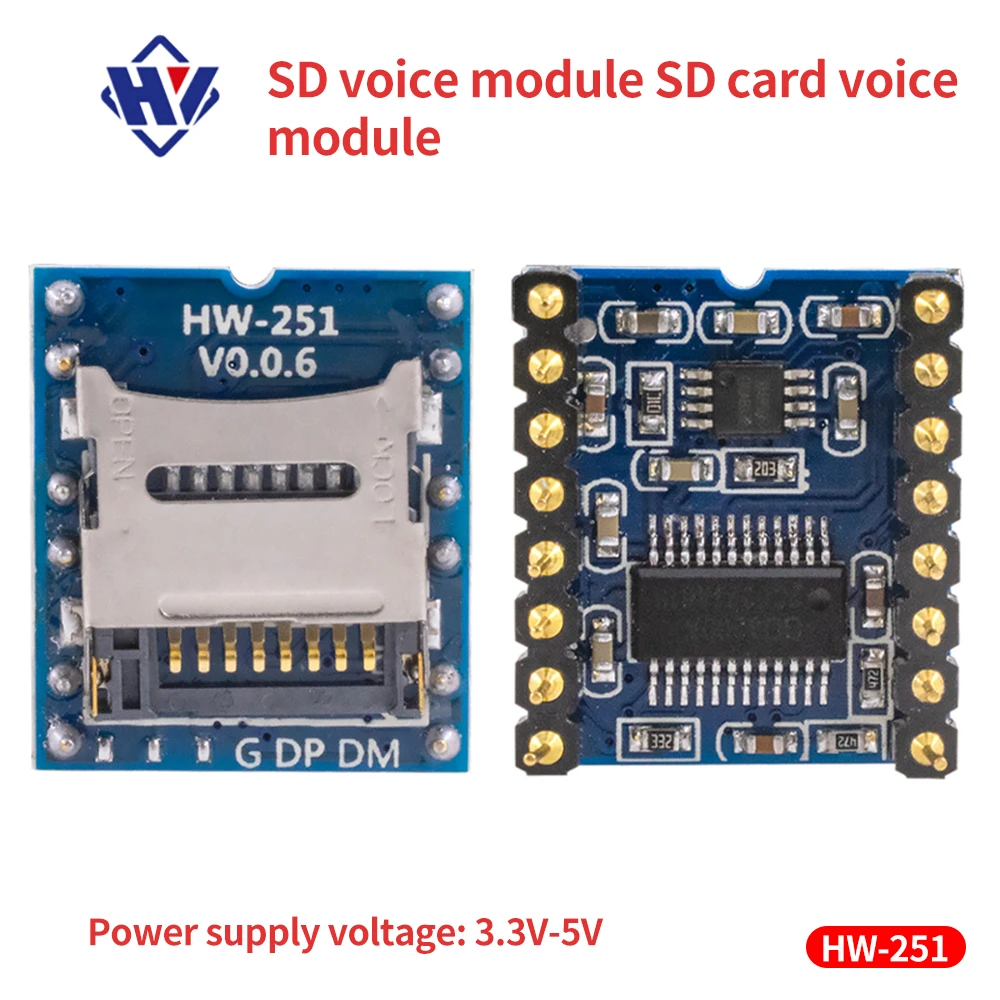 

WTV020 WTV020-SD WTV020SD-20SS Game Console Voice Module Mini SD Card MP3 Sound Module for PIC Arduino WTV020-SD-16P DC 2.6-3.6V