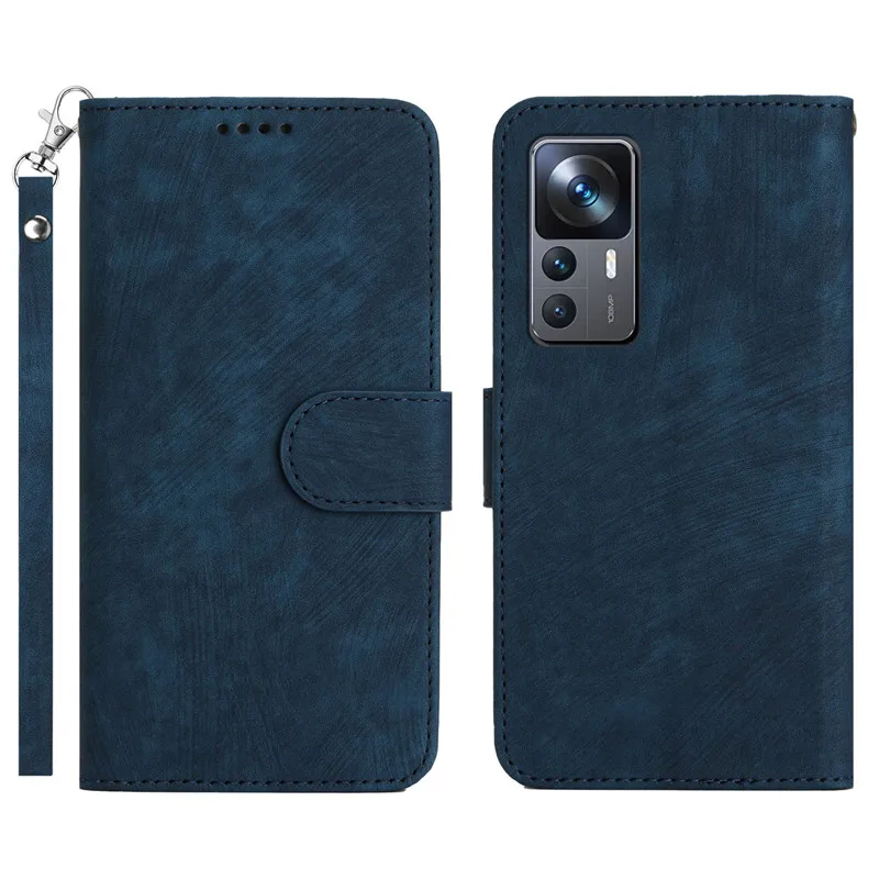 Textured Solid Colors Phone Wallet Case For Xiaomi Civi 1S 2 Mi13 Xiomi 13 Lite 12T Pro 13Pro Civi1S Civi2 Coque Flip Cover