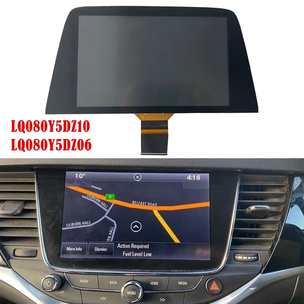 

ЖК-дисплей с сенсорным экраном 8 дюймов в сборе для Opel Astra K 2016-2018 LQ080Y5DZ10, автомобильный навигационный дисплей, экран в сборе