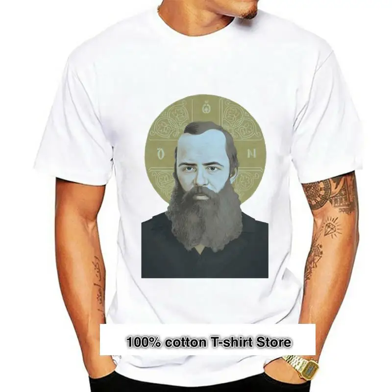 

Camiseta a la moda para hombre, Tops clásicos, camisetas Fyodor Dostoevsky, camiseta de disegio de verano с cuello Round Do