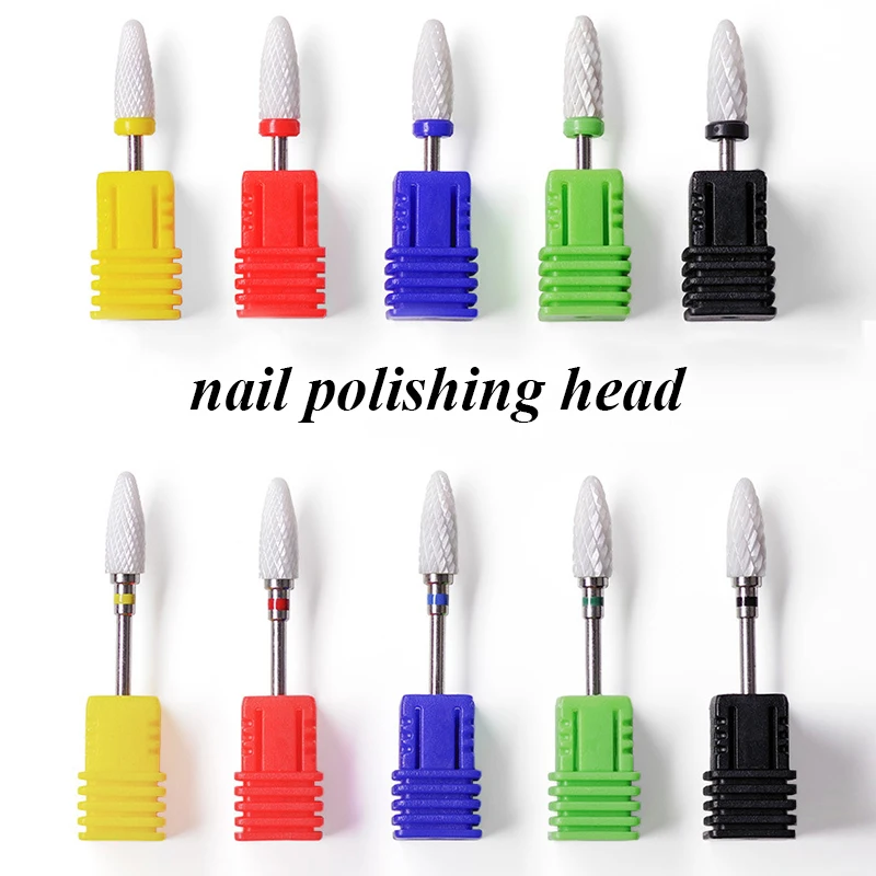 

16 Type Ceramic Milling Cutter Nail Drill Bit Electric Manicure Drills Pedicure Mill Bits Machine Files Nail Art Tools Equipment